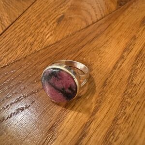 Made in Earth Rhodonite Ring